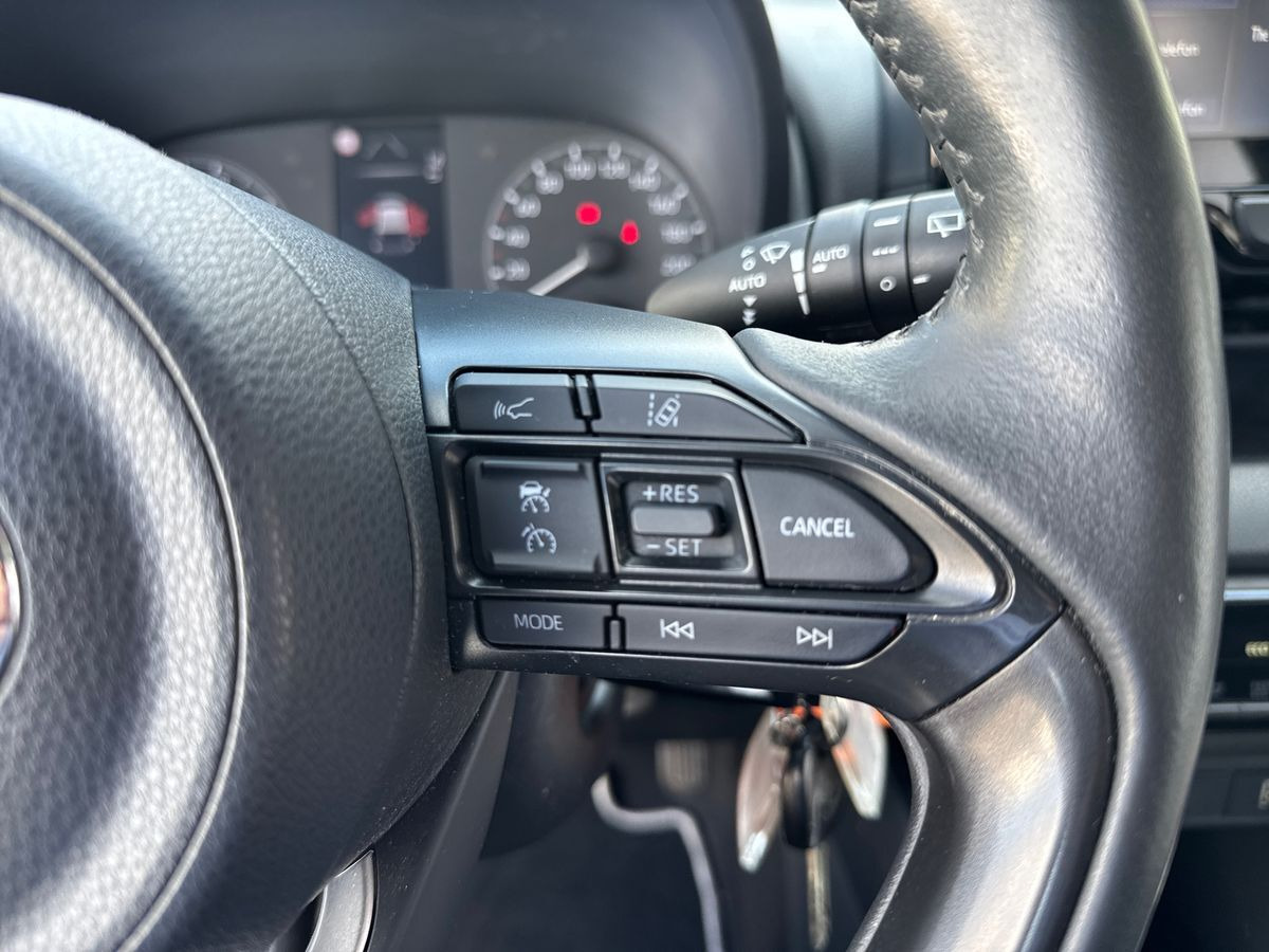 Hvid Toyota Yaris fra 2020