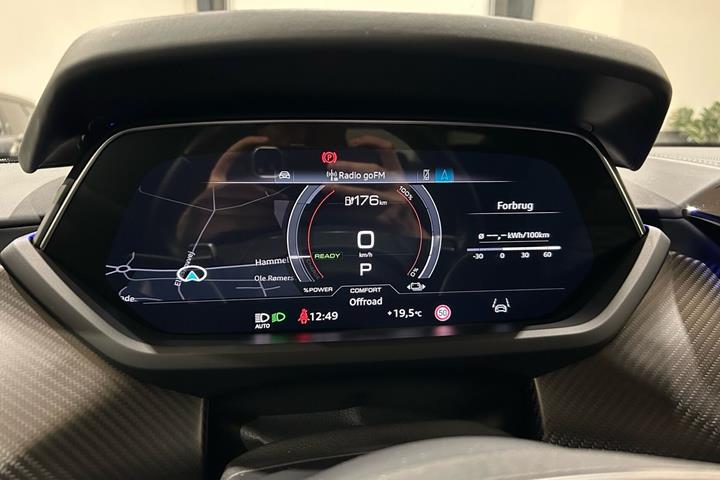 Grå Audi e-tron GT fra 2023