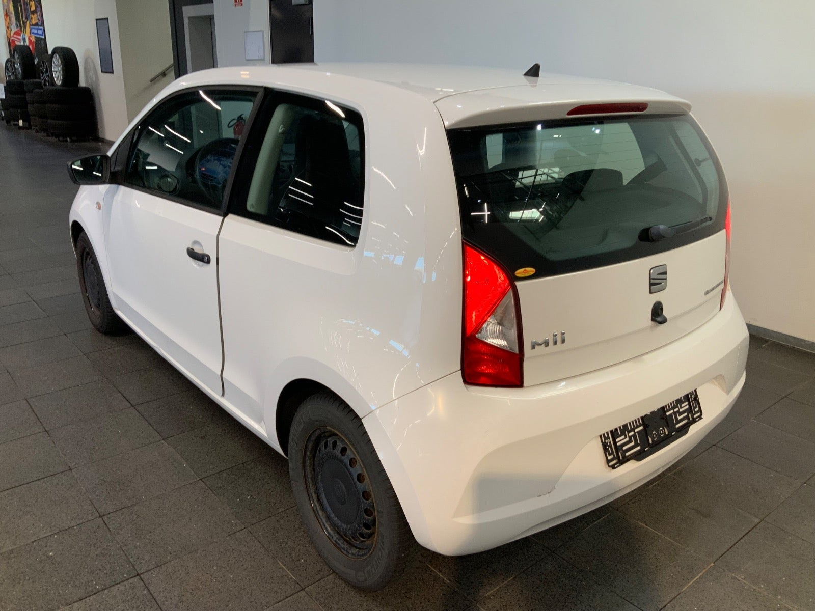 Hvid Seat Mii fra 2014