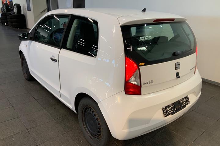 Hvid Seat Mii fra 2014