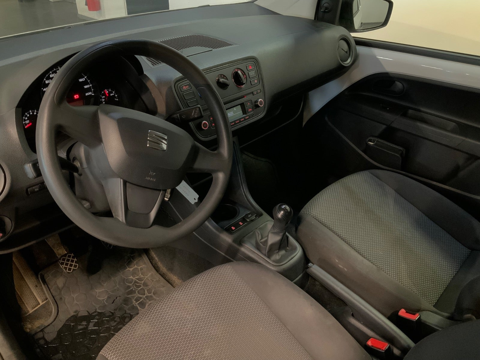 Hvid Seat Mii fra 2014