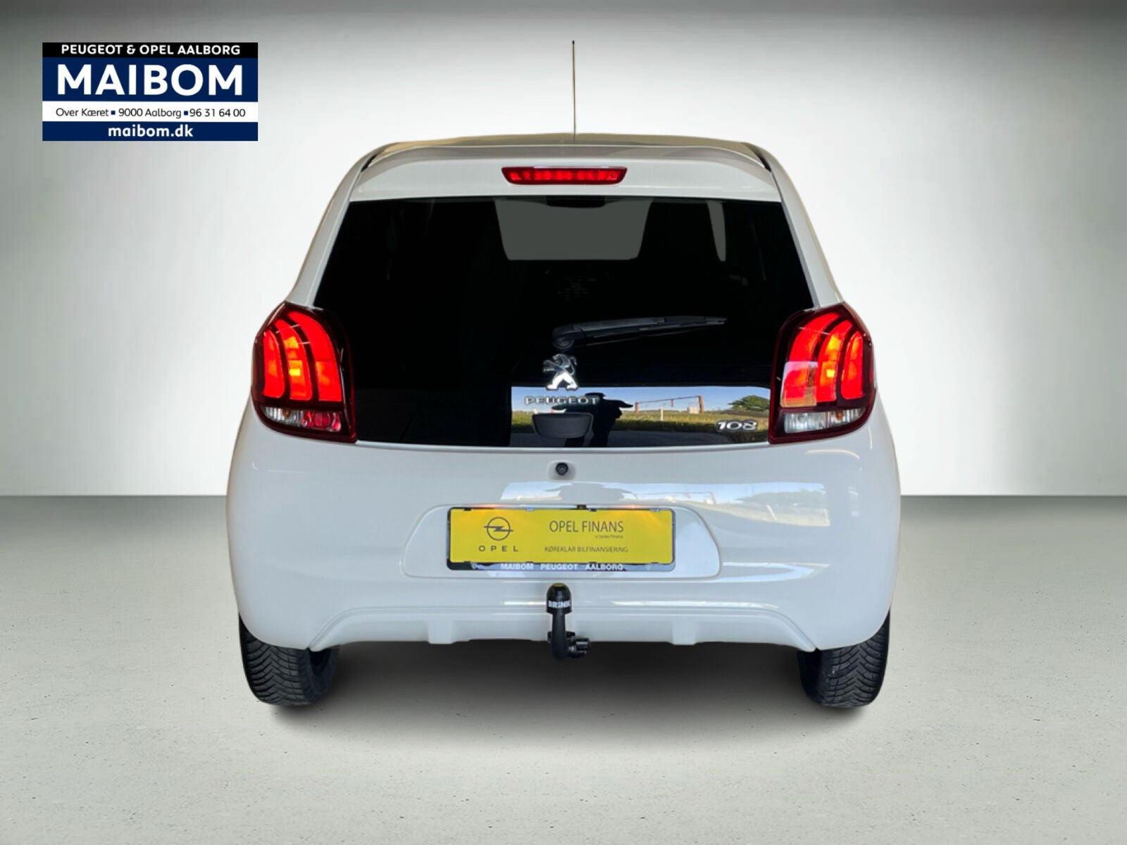 Hvid Peugeot 108 fra 2018