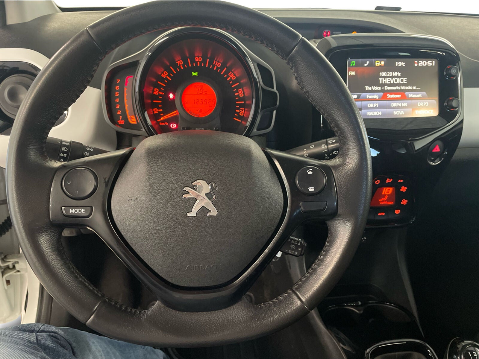 Hvid Peugeot 108 fra 2018