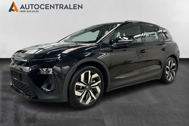 Sort Skoda Elroq fra 2025 set udefra