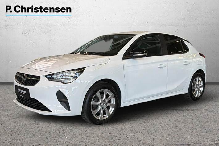 Hvid Opel Corsa fra 2023