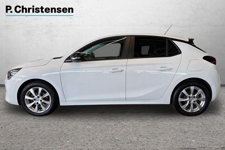 Hvid Opel Corsa fra 2023