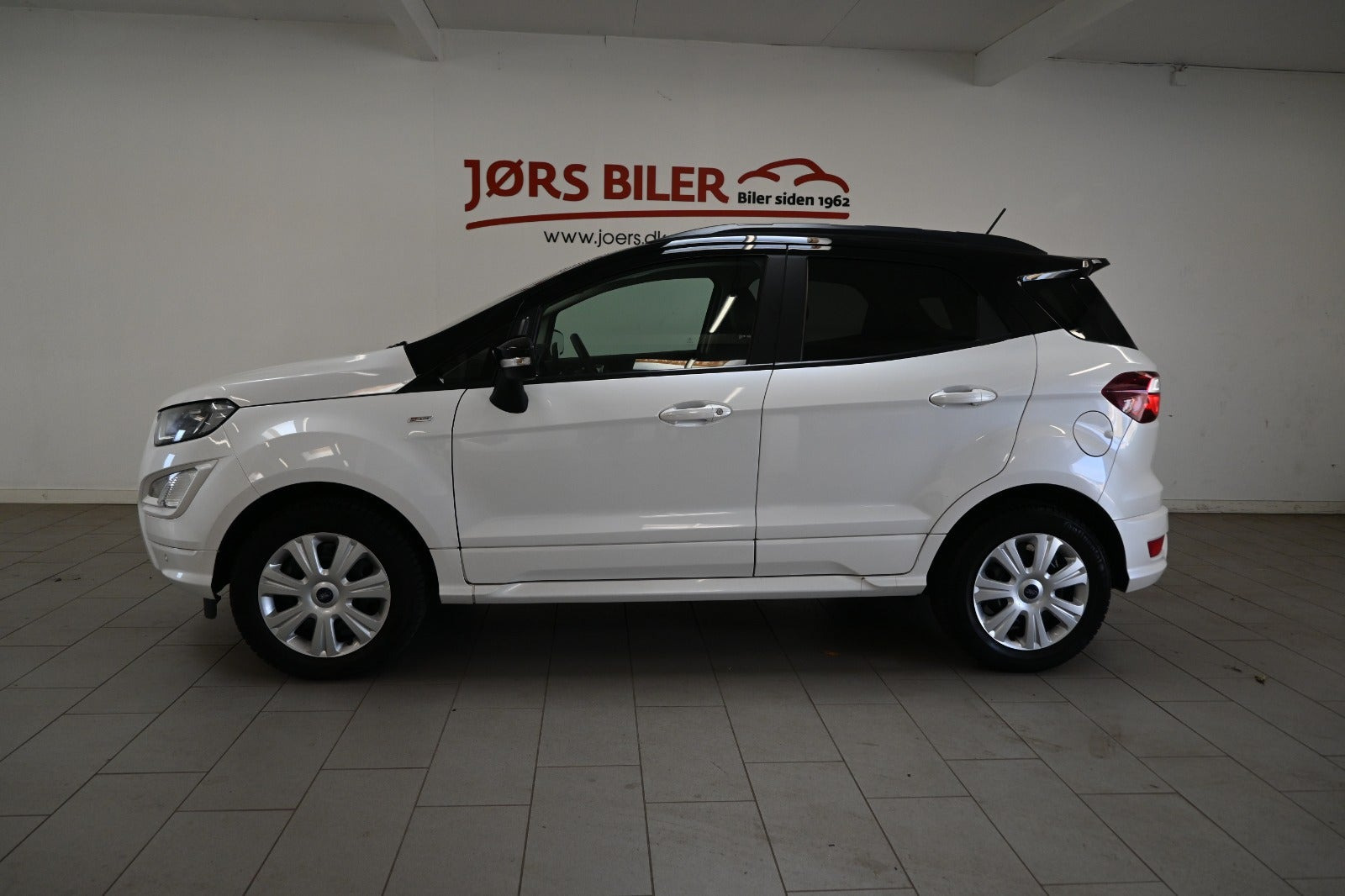 Hvid Ford EcoSport fra 2018