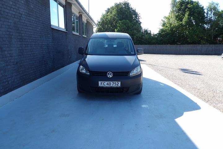 Grå VW Caddy fra 2012