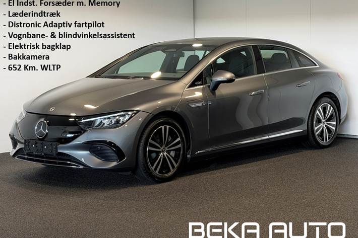 Grå Mercedes EQE300 fra 2025
