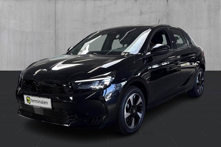 Sort Opel Corsa-e fra 2024