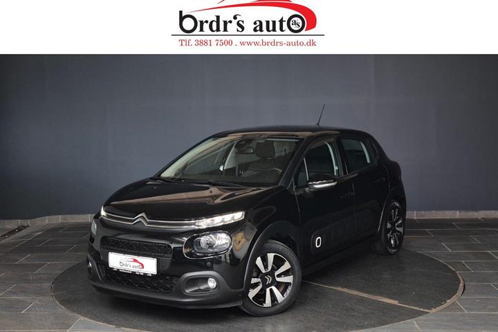Sort Citroën C3 fra 2018 set udefra