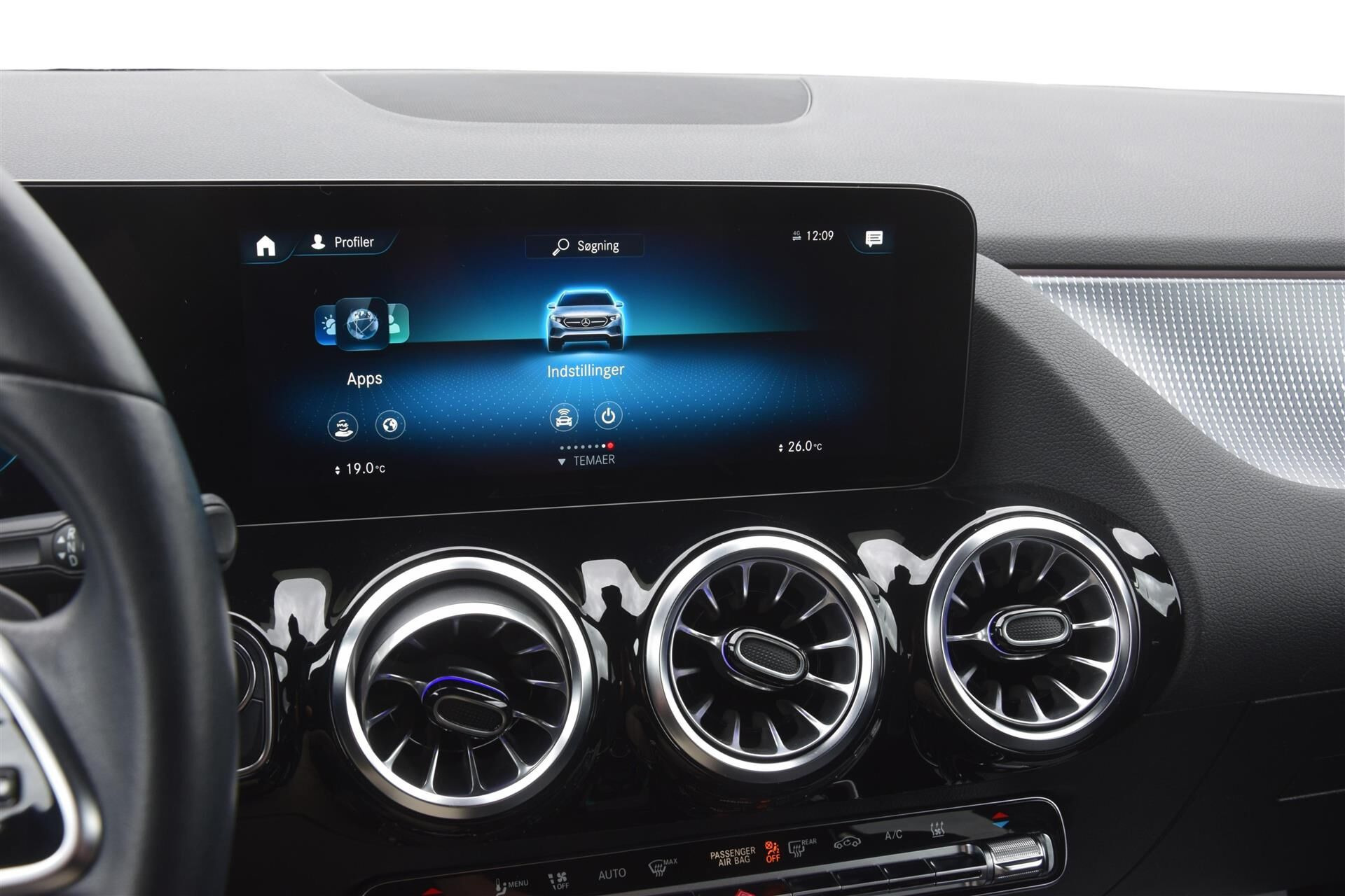 Sort Mercedes EQA 250 fra 2023