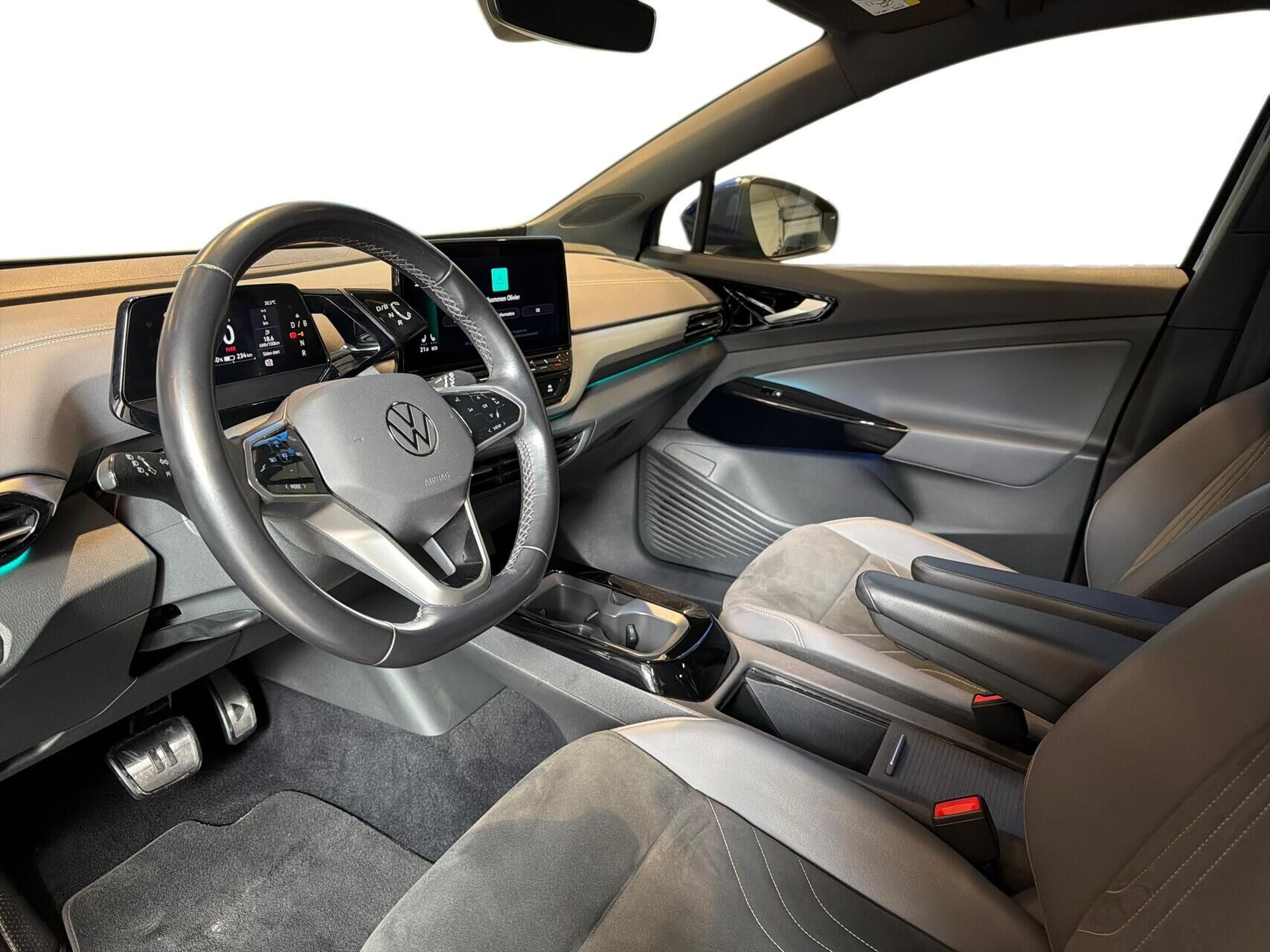 Blå VW ID.4 fra 2023