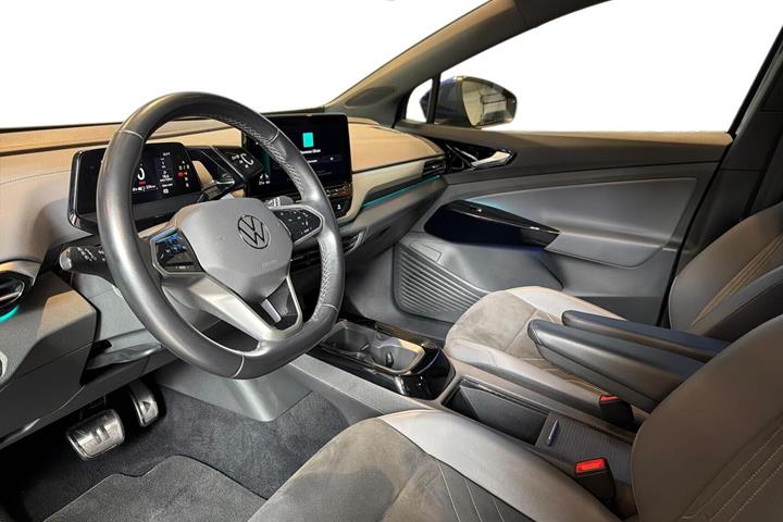 Blå VW ID.4 fra 2023