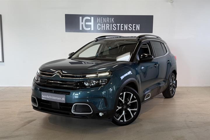 Blå Citroën C5 Aircross fra 2021 set udefra
