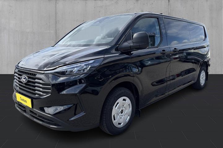 Grå Ford Transit Custom 320 L2 fra 2026 set udefra
