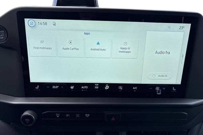 Grå Ford Transit Custom 320 L2 fra 2026