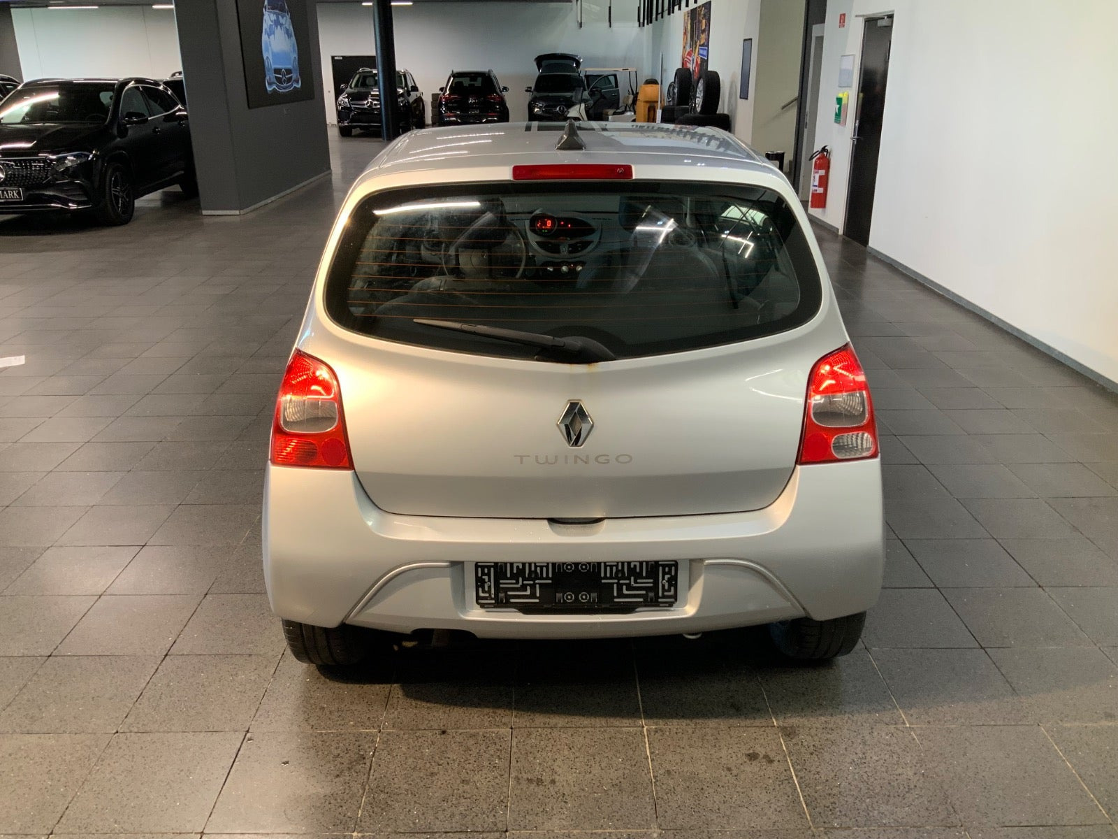 Sølv Renault Twingo fra 2010