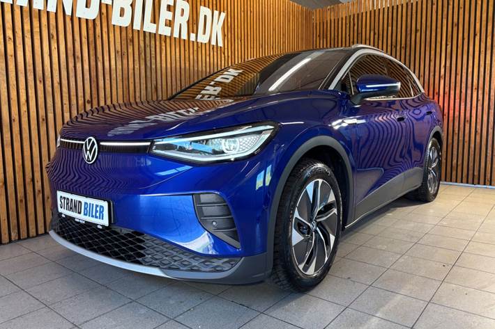 Blå VW ID.4 fra 2023