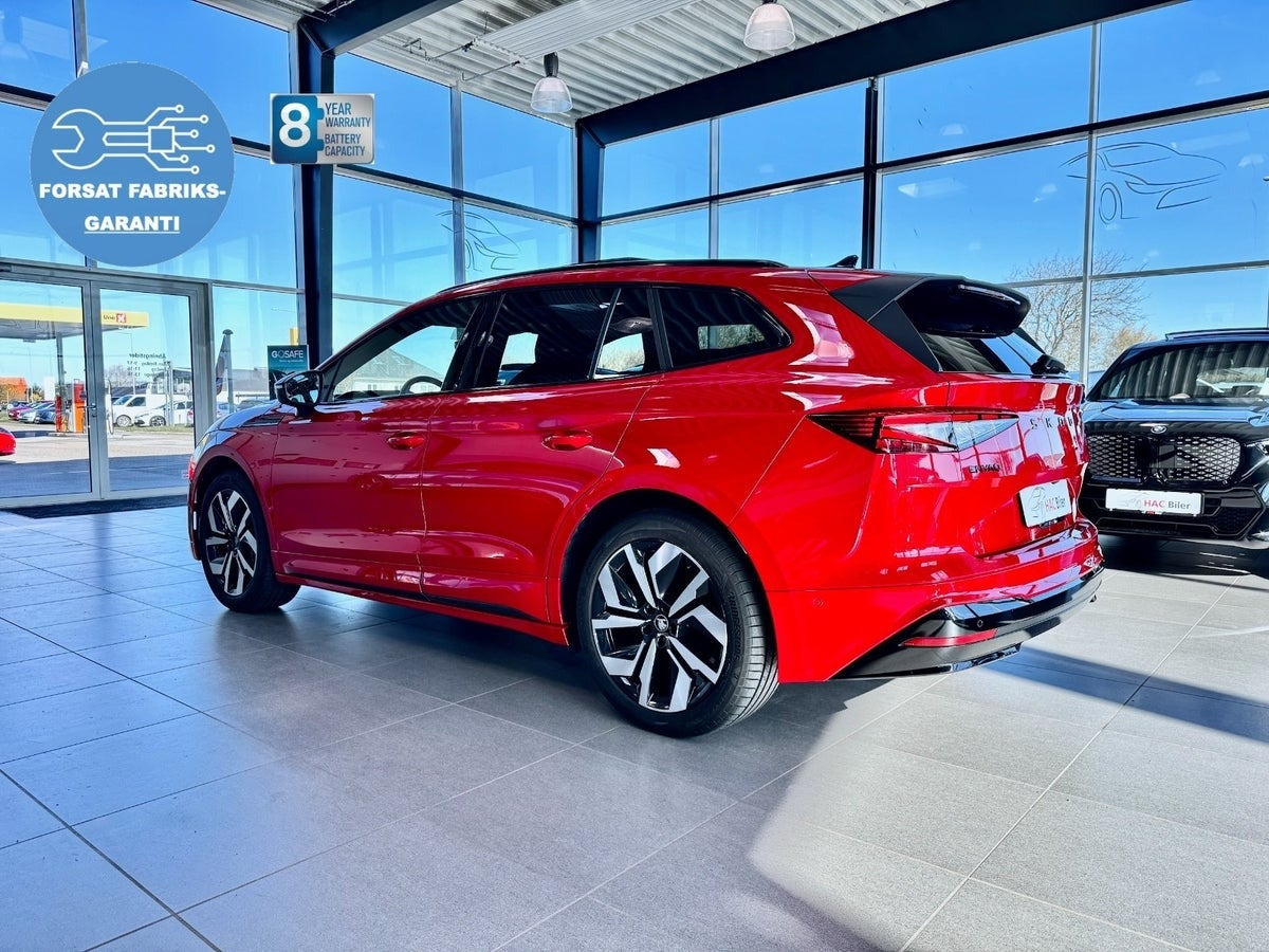 Rød Skoda Enyaq fra 2026