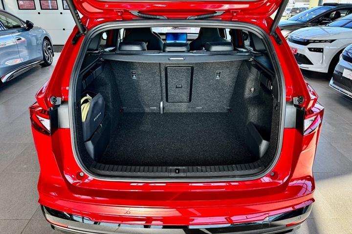 Rød Skoda Enyaq fra 2026