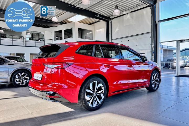 Rød Skoda Enyaq fra 2026