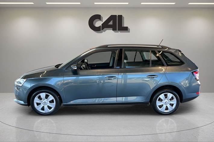 Grå Skoda Fabia fra 2020