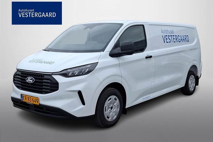 Hvid Ford Transit Custom 320 L2 fra 2026