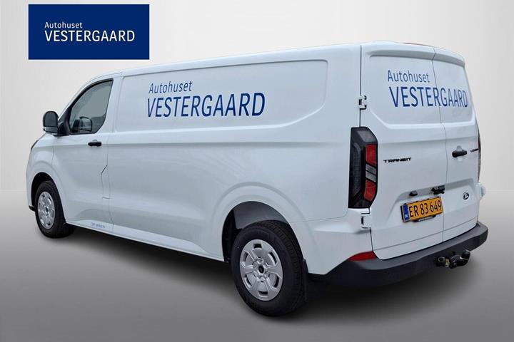Hvid Ford Transit Custom 320 L2 fra 2026