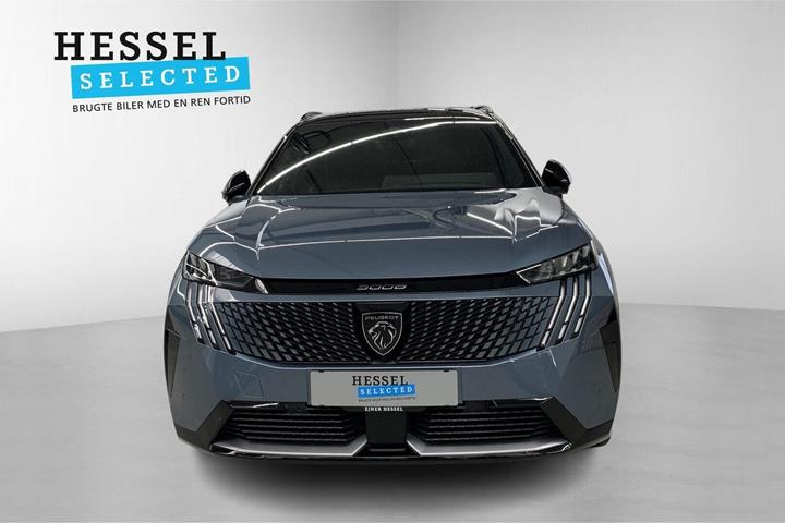 Blå Peugeot e-5008 fra 2025
