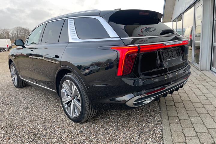 Sort Hongqi E-HS9 fra 2024
