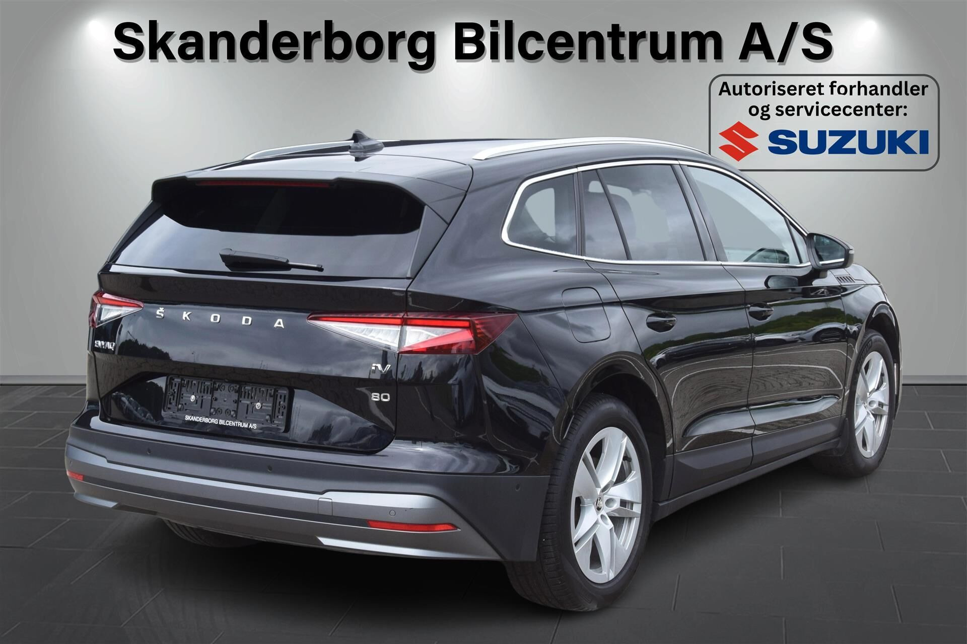 Sort Skoda Enyaq fra 2023
