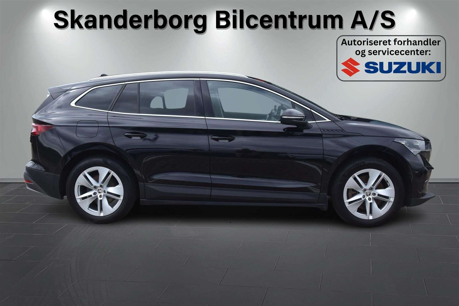 Sort Skoda Enyaq fra 2023