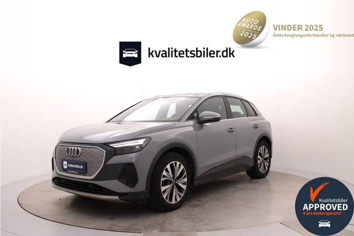 Grå Audi Q4 fra 2022