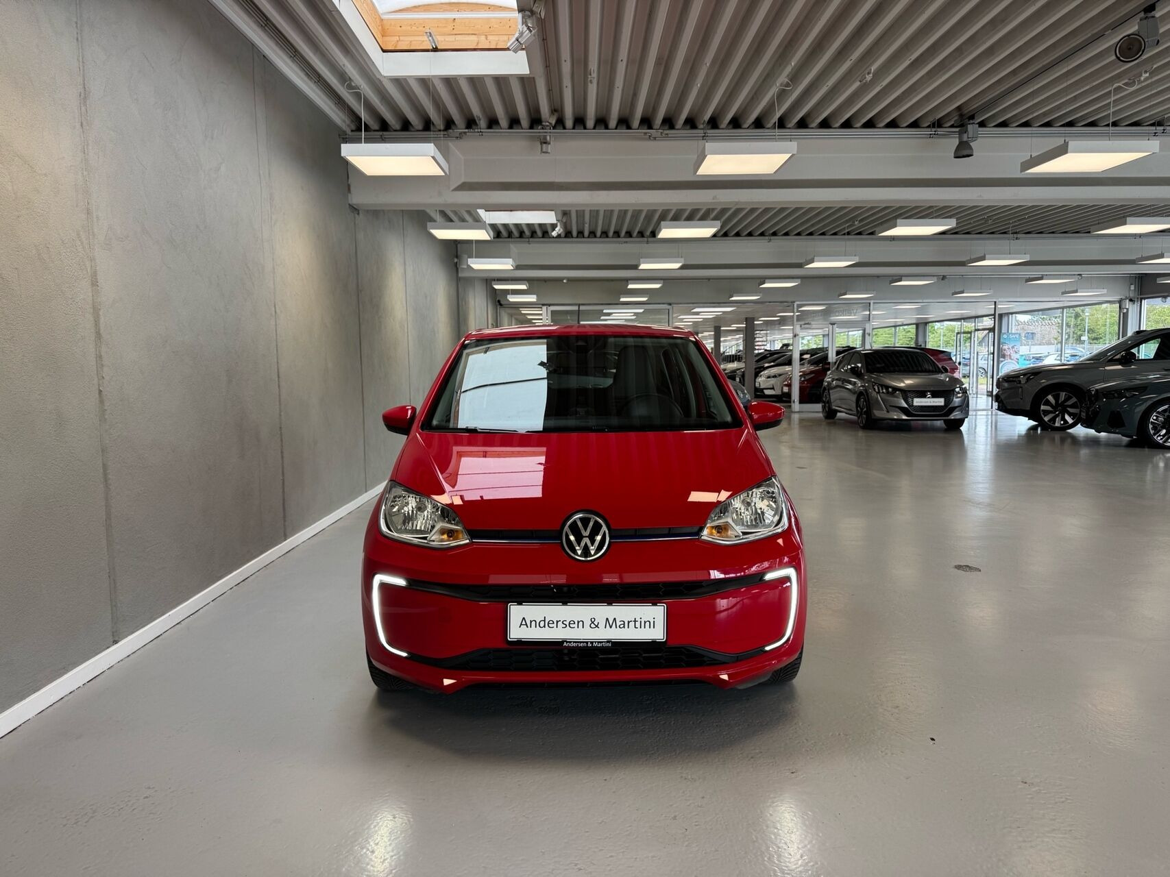Rød VW e-up fra 2021