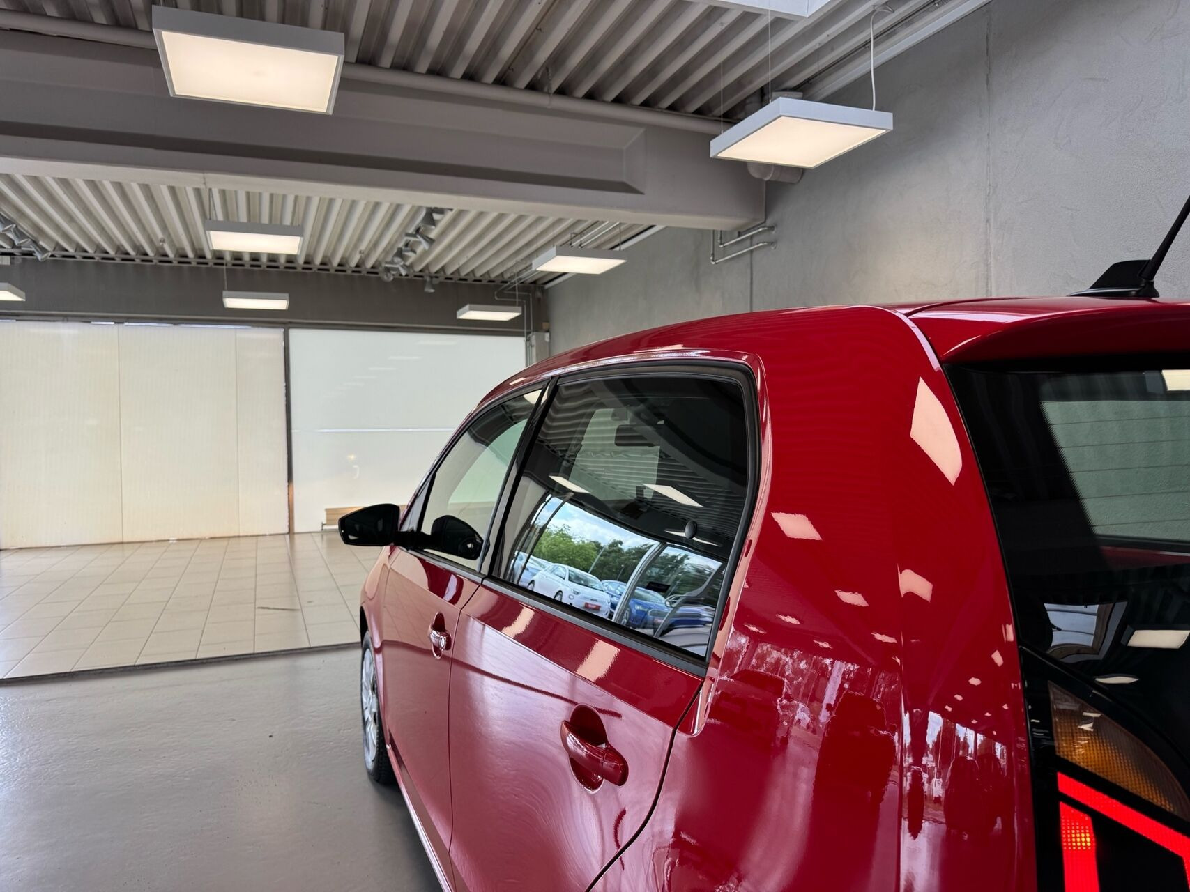 Rød VW e-up fra 2021
