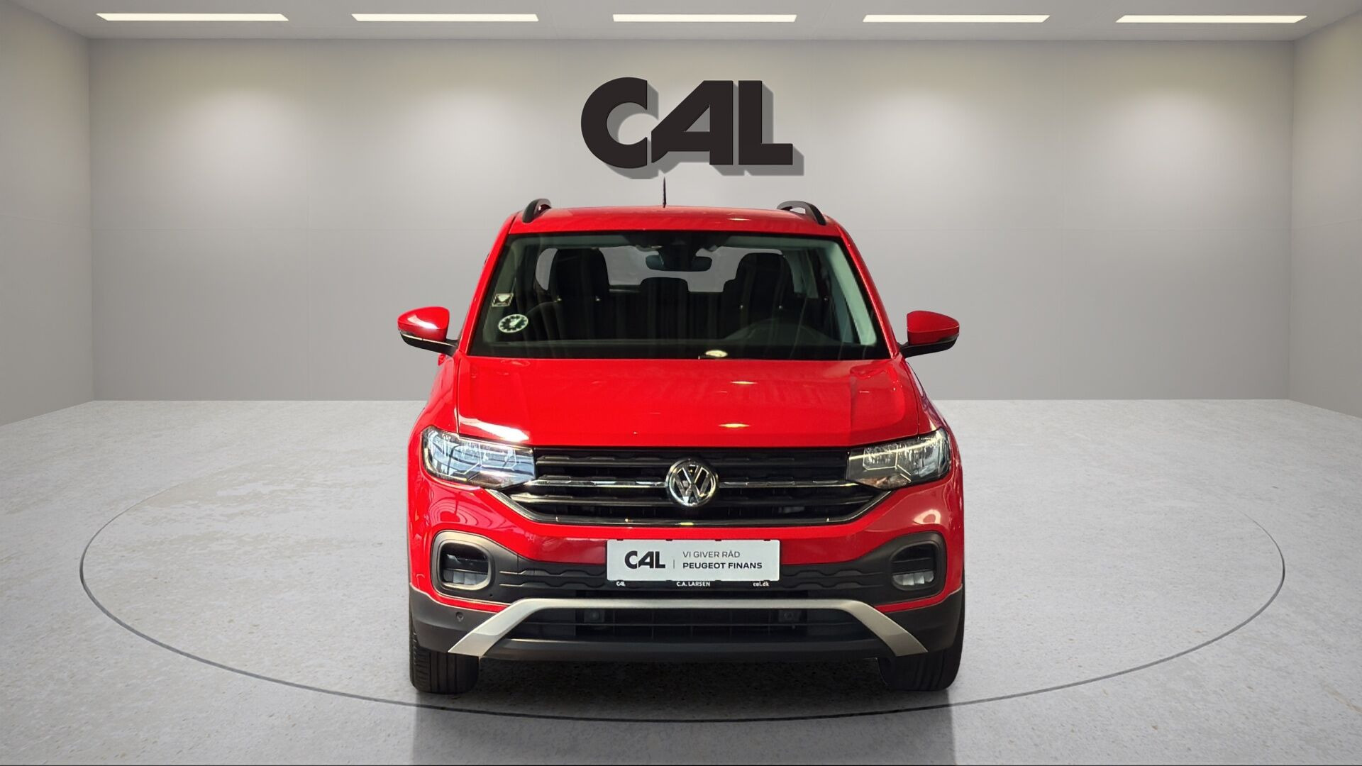 Rød VW T-Cross fra 2020