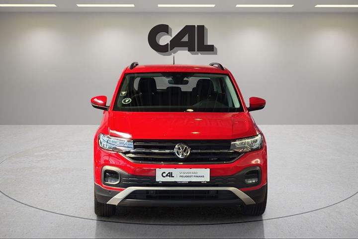 Rød VW T-Cross fra 2020