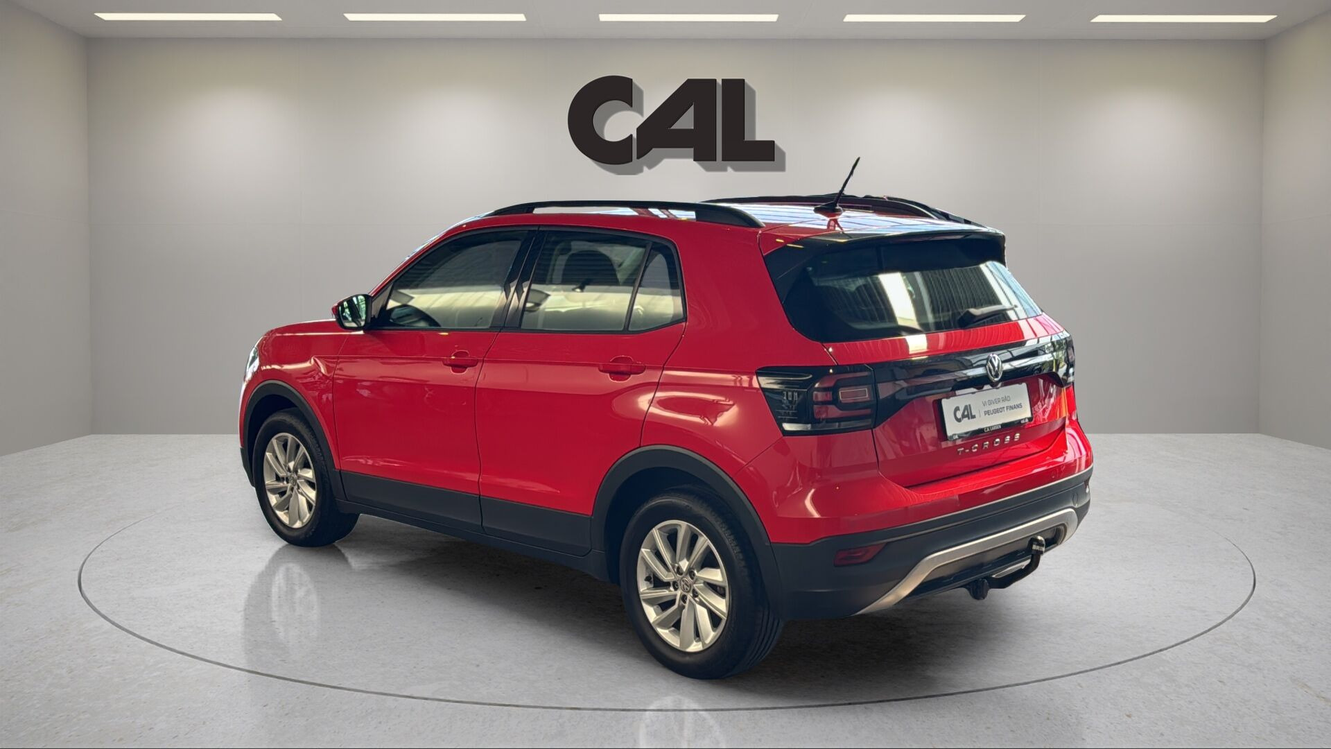 Rød VW T-Cross fra 2020
