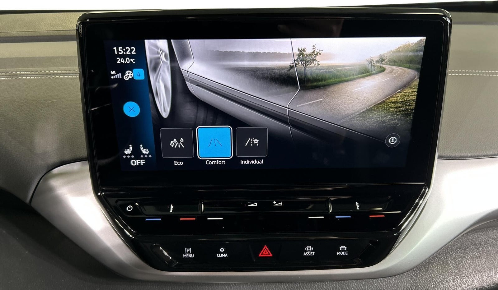 Blå VW ID.4 fra 2023