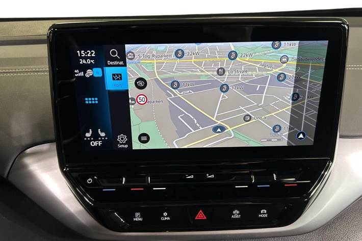 Blå VW ID.4 fra 2023