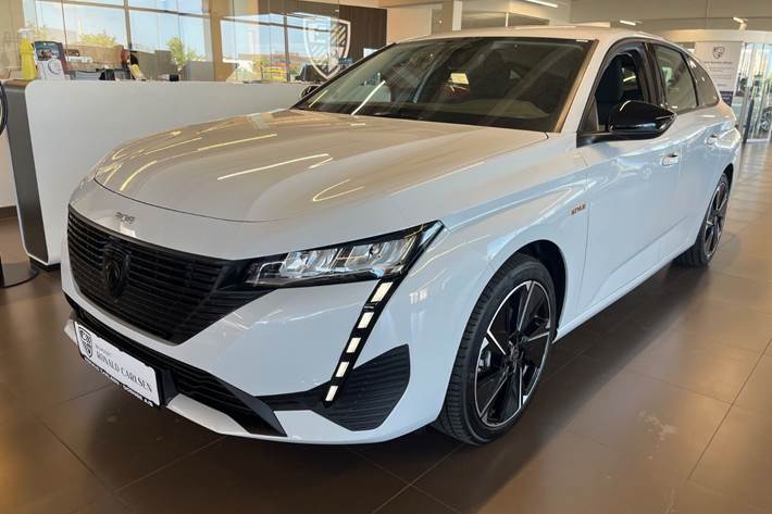Hvid Peugeot E-308 fra 2025