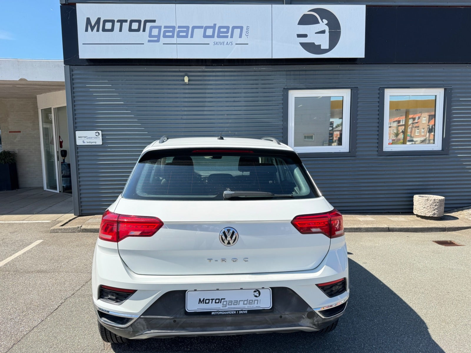 Hvid VW T-Roc fra 2018