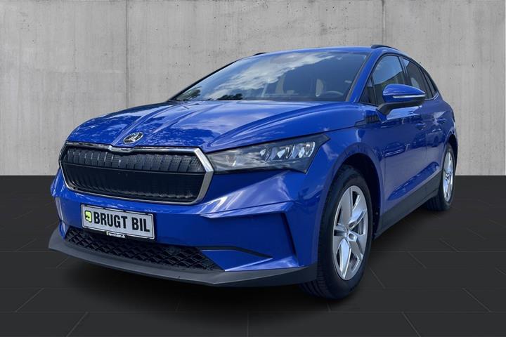 Blå Skoda Enyaq fra 2023