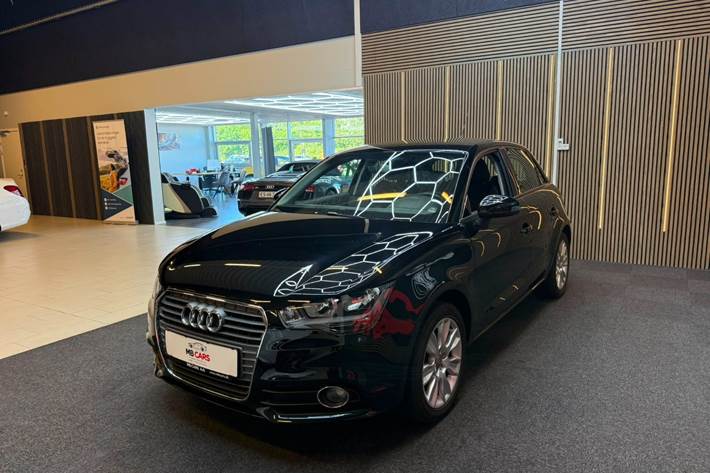 Sort Audi A1 fra 2014