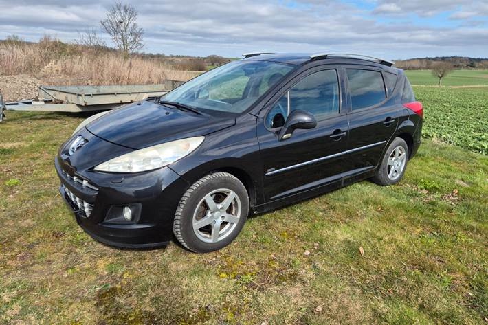 Sort Peugeot 207 fra 2012