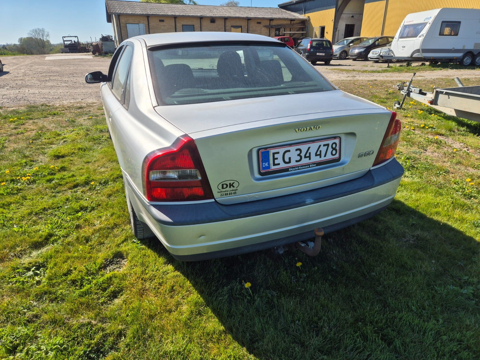 Sølv Volvo S80 fra 2001