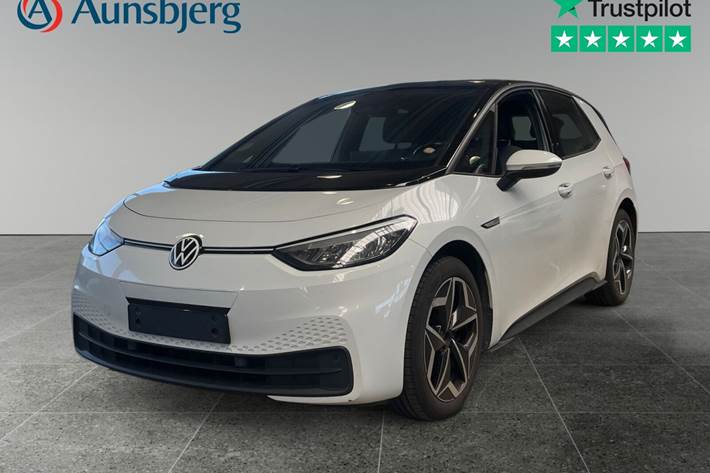 Hvid VW ID.3 fra 2020
