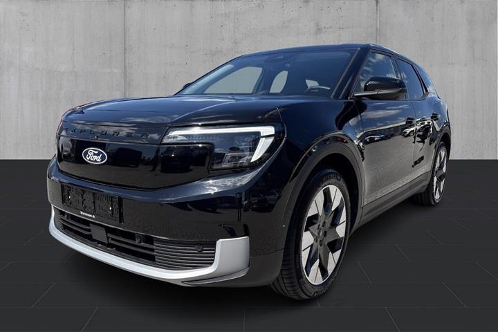 Sort Ford Explorer fra 2024 set udefra