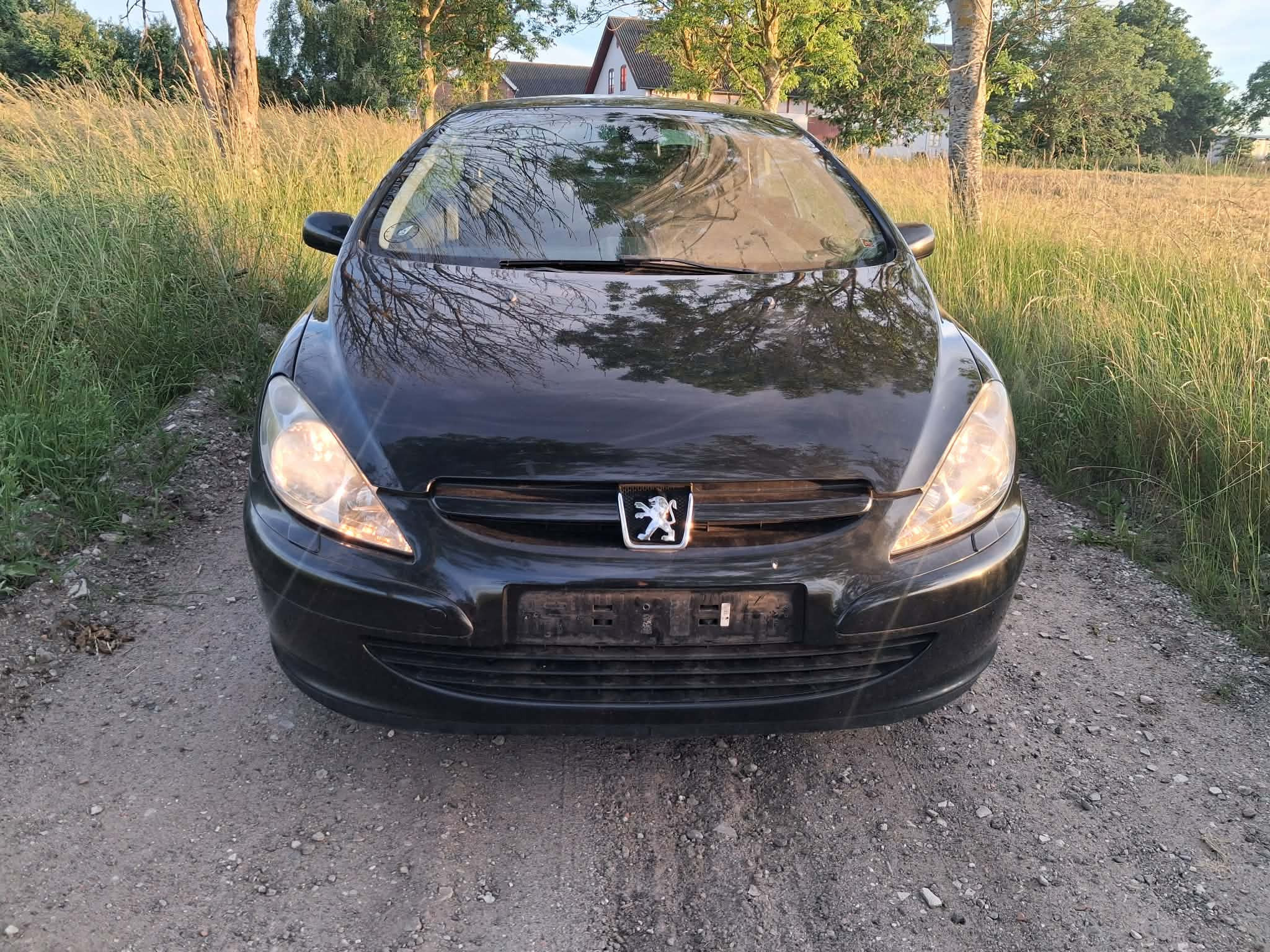 Sort Peugeot 307 fra 2004